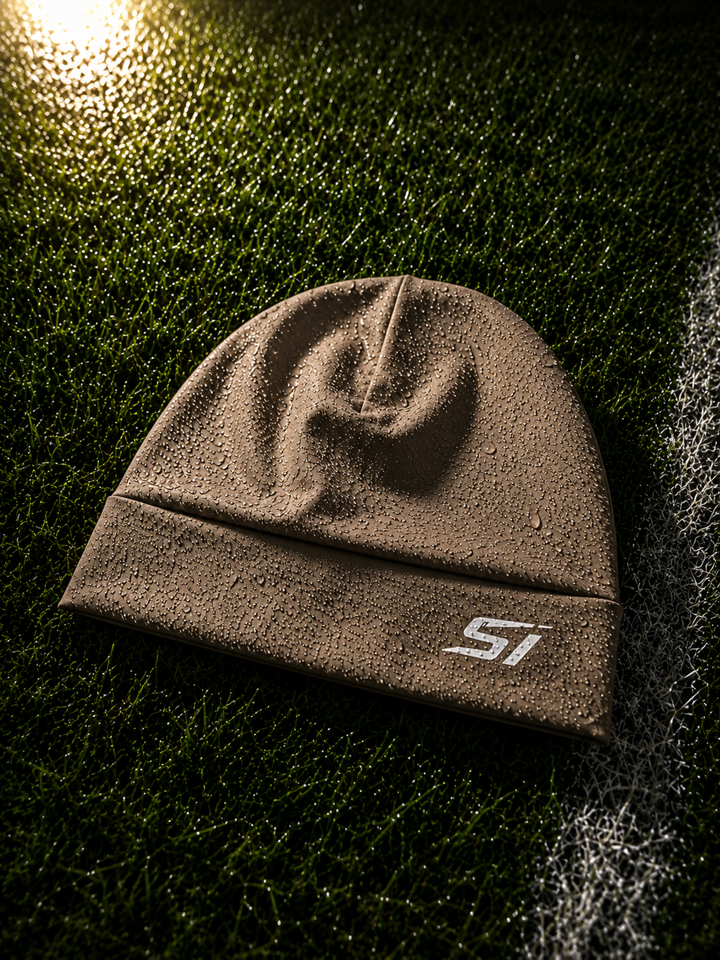 The Skully Style II athletic beanie, left-side SI logo — Stefan Ilic Store