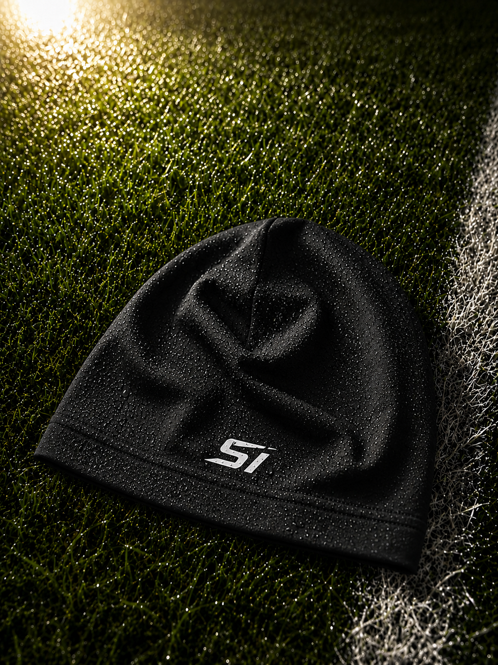 The Skully Style I beanie in black with centre SI logo — Stefan Ilic Store